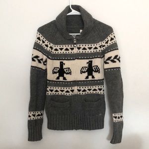 ARITZIA TNA Sea to Sky Sweater, Eagle Grey S